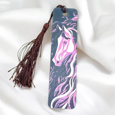 Asil At Renkli Püsküllü Kitap Ayraç - Bookmark - Kitaplarınıza Şıklık Katın!