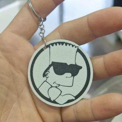 Bart Simpson Sevimli Figür Karakter Anahtarlık