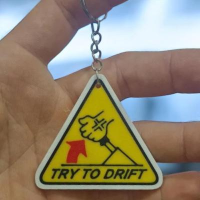 Drift Kralı Sevimli Figür Karakter Anahtarlık
