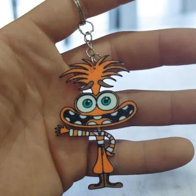 Endişeli ama Sevimli Figür Karakter Anahtarlık