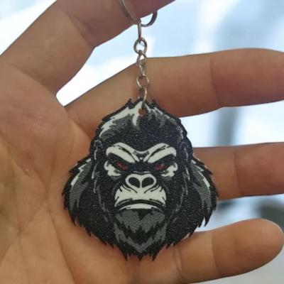 Goril Sevimli Figür Karakter Anahtarlık