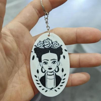 Gül Saçlı Sevimli Figür Karakter Anahtarlık