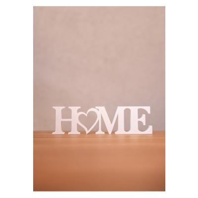 Home Yazılı Dekoratif Biblo Ve Masaüstü Dekor - Beyaz 20Cm X 6 Cm (BÜYÜK BOY)