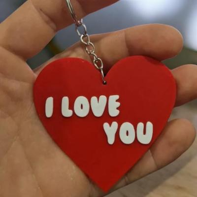 I Love You Sevimli Figür Karakter Anahtarlık
