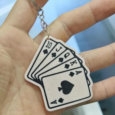 İskambil Kağıdı Sevimli Figür Karakter Anahtarlık