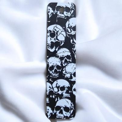 Kafatasları Temalı Püsküllü Kitap Ayraç - Bookmark - Kitaplarınıza Şıklık Katın!