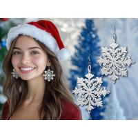 Kar Tanesi Temalı Renkli Figürlü Küpe - Hafif ve Eğlenceli Tasarım