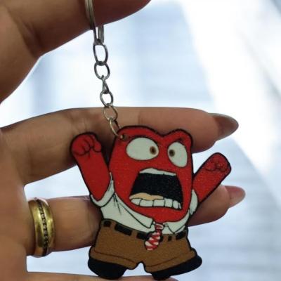 Kızgın ama Sevimli Figür Karakter Anahtarlık