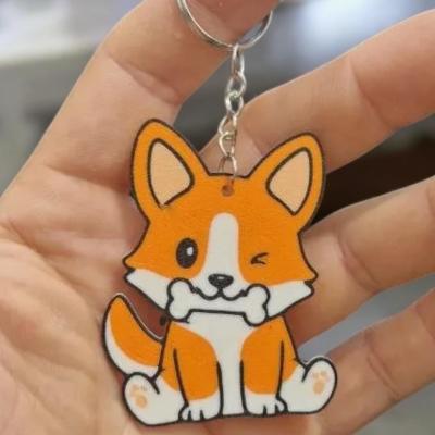 Köpek Sevimli Figür Karakter Anahtarlık