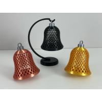 LED Mumlu Yılbaşı Çanı Seti - Sıcak Işıklı Dekoratif Tasarım (Siyah, Sarı, Turuncu)