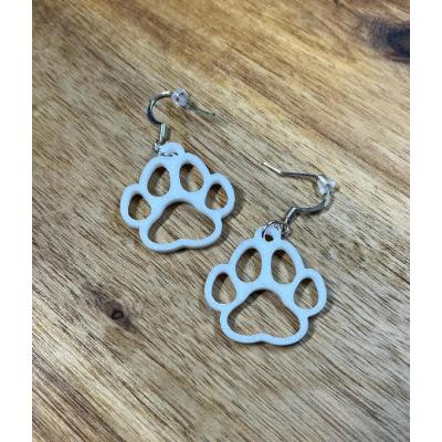 Pati Temalı Renkli Figürlü Plastik Küpe - Hafif ve Eğlenceli Tasarım