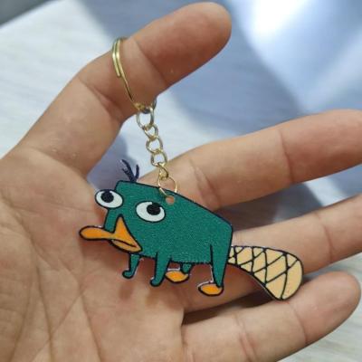 Perry Sevimli Figür Karakter Anahtarlık