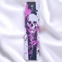 Renkli Kafatası Temalı Püsküllü Kitap Ayraç - Bookmark - Kitaplarınıza Şıklık Katın!