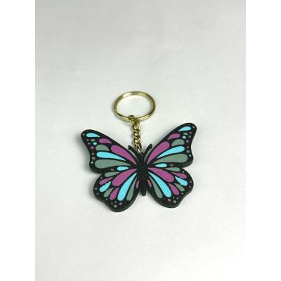 Renkli Kelebek Sevimli Figür Karakter Anahtarlık
