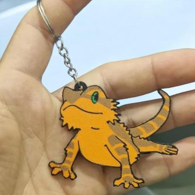 Sakallı Ejderha Sevimli Figür Karakter Anahtarlık