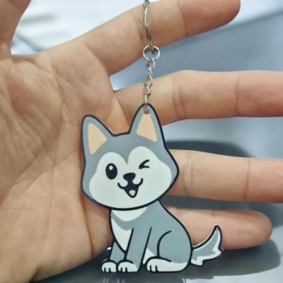 Sevimli Köpek Sevimli Figür Karakter Anahtarlık