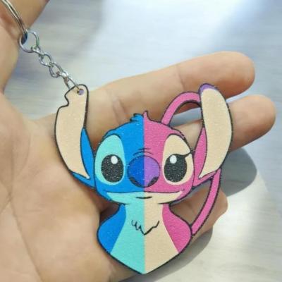 Stitch Angel Sevimli Figür Karakter Anahtarlık