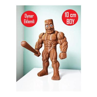 Tung Tung Tung Sahur Kaslı Power Figür - Tung Tung Tung Power Brainrot Figür 10 cm